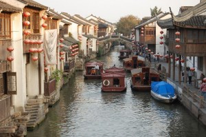 水郷の町